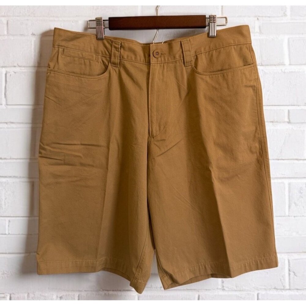 North Face Men’s Khaki Cotton Shorts 38 Hiking Tan Gorpcore NWOT